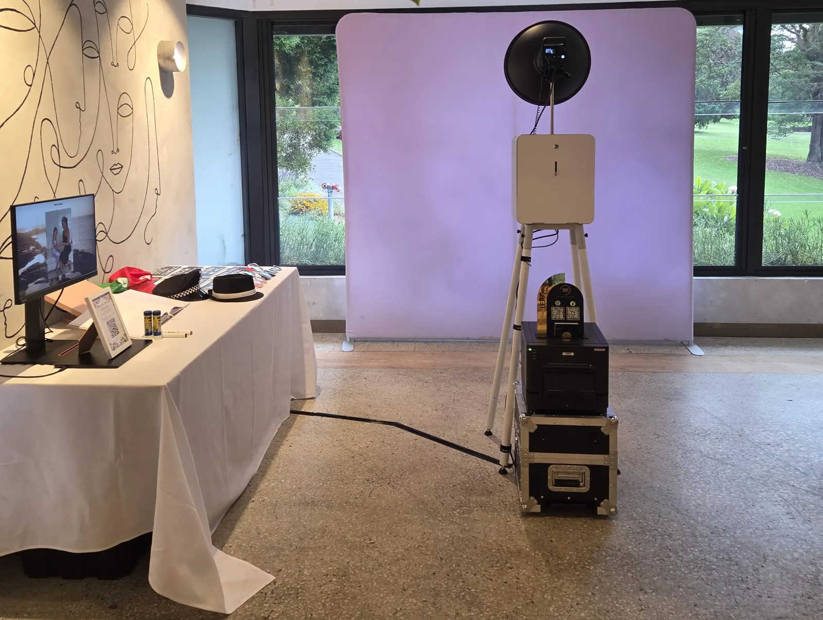 Interactive guest book paired with wedding photo booth in Sydney